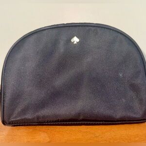 Kate Spade Black Pouch with Silver Logo